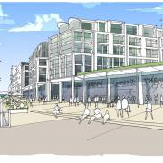 An artist's impression of how Royal Pier in Southampton could look