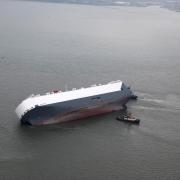 £1m worth of Minis on stricken Hoegh Osaka - picture compliments to Airways Aviation