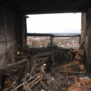 The scene of the blaze at Shirley Towers five years ago