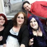 Fans at the Rocky Horror Show at the Mayflower Theatre, Southampton