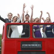 PHOTOS: All aboard! Bitterne Park School pupils get on prom bus