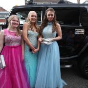 PHOTOS & VIDEO: Wyvern College travel to prom in style