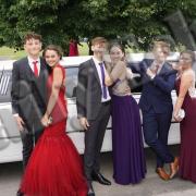 PHOTOS: Limos queued up as Bridgemary School students enjoy glitzy prom