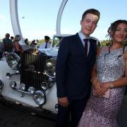 PHOTOS: Rolls Royce entrance at Crestwood College prom
