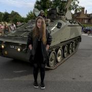 PHOTOS: Student arrives in a TANK at Henry Beaufort School prom