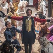 Undated film still handout from The Greatest Showman. Pictured: Hugh Jackman as PT Barnum and Keala Settle as the bearded lady Lettie Lutz. See PA Feature FILM Digest. Picture credit should read: PA Photo/Twentieth Century Fox Film Corporation/Niko