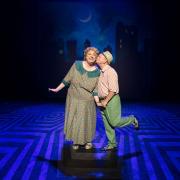 Matt Rixon and Norman Pace as the Turnblads in Hairspray