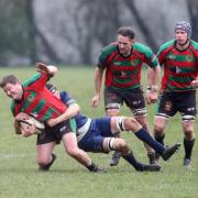Photo Stuart Martin - Millbrook v Ellingham and Ringwood Rugby.