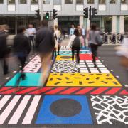 Camille Walala Colourful Crossing commissioned by Better Bankside - credit should read Better Bankside. This is what a new piece of public art in Southampton could look like