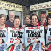 SUPPORT US: Traders in Hedge End are backing the Daily Echo’s Buy & Shop Local campaign. Echo pictures by Joanna Mann. Order no: 8420190