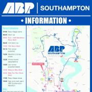 APB Southamptn Marathon race map