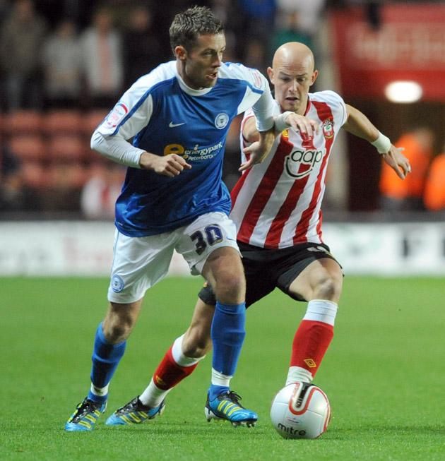 Richard Chaplow gives chase.