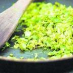 Wok-fried Brussels Sprouts with Ginger