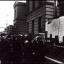 Crowds outside the White Star Line offices at Canute Chambers, Canute Road, Southampton, waiting for news of Titanic survivors.