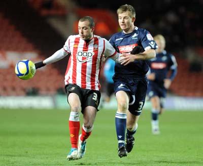 Picture from the FA Cupclash between Saints and Millwall at St Mary's Stadium. The unauthorised download, copying, editing or distribution of this image is strictly prohibited.