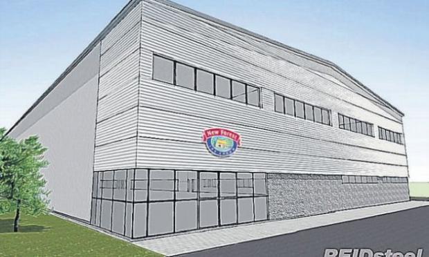 An artist's impression of the new HQ for New Forest Ice Cream, in Lymington.