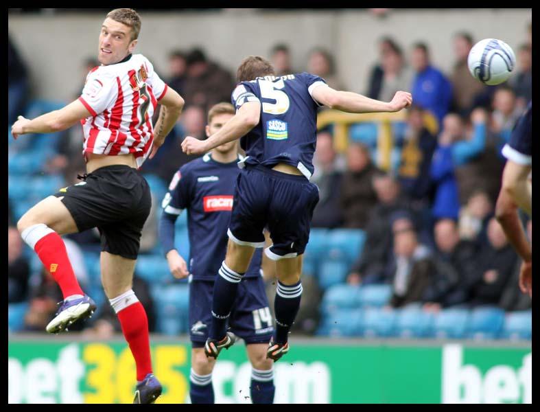 Picture from Millwall v Saints. The unauthorised downloading, copying, editing or distribution of this image is strictly prohibited.