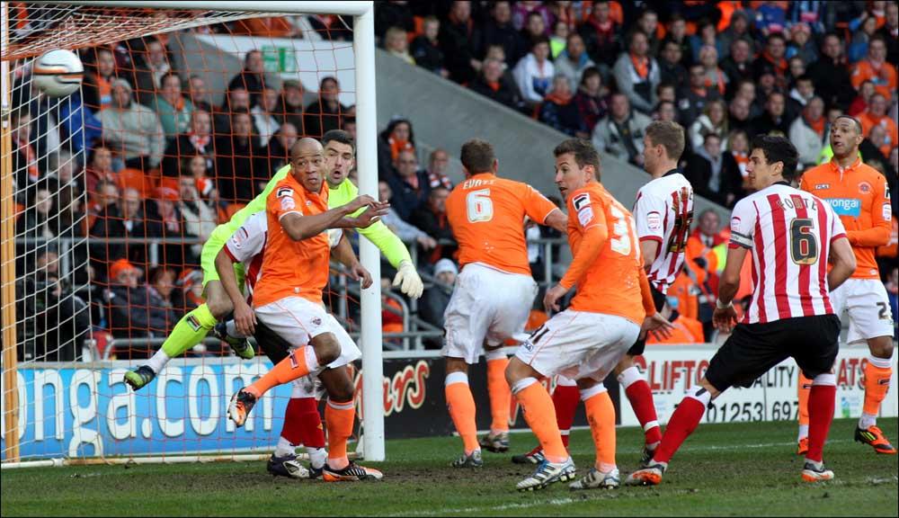 Blackpool v Saints. The unauthorised downloading, editing, copying or distribution of this image is strictly prohibited.