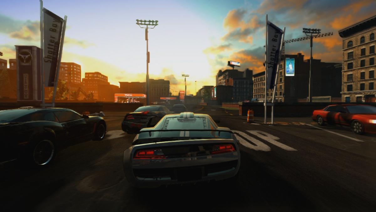 Screenshot from Ridge Racer: Unbounded.