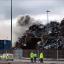 Firefighters tackle large blaze at docks