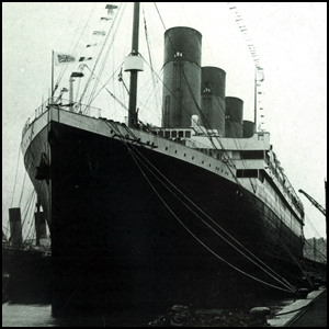 Titanic at berth 44 in Southampton
