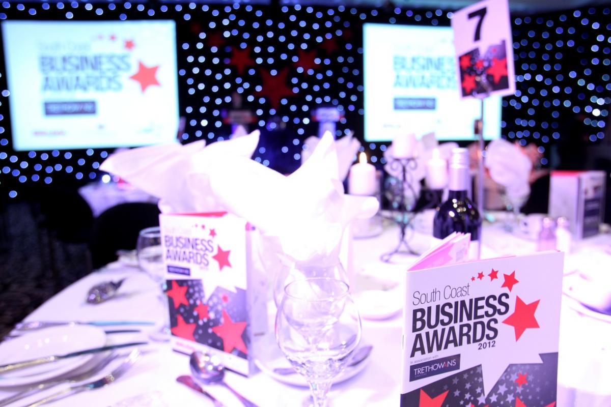 South Coast Business Awards 2012.