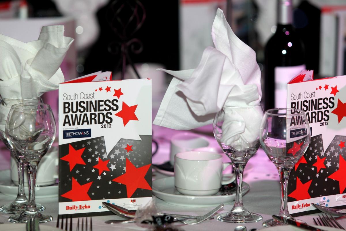 South Coast Business Awards 2012.