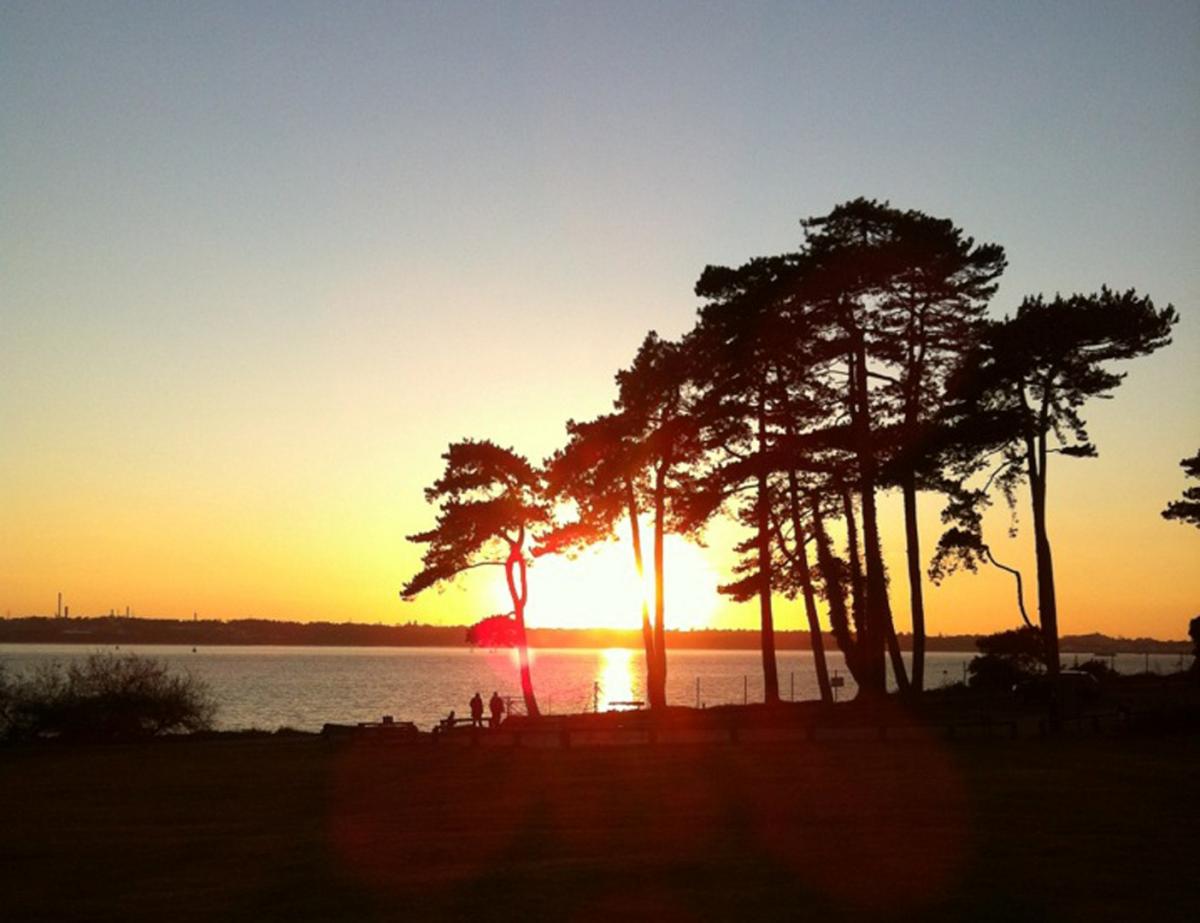 Caught on Camera - June 29, 2012 - A sunset at Victoria Country Park, photographed by Daily Echo reader Paris Agboola.