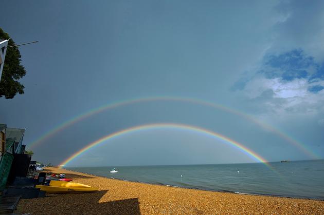 A double rainbow light up the Solent, photographed by Daily Echo reader Jan Sutton. Caught on Camera for July 31, 2012.