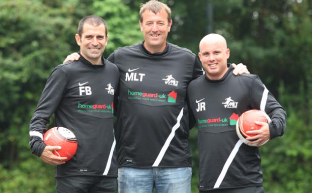 Matt Le Tissier with Francis Benali, left, and Jody Rivers, right