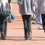 Pupils walking home from school
