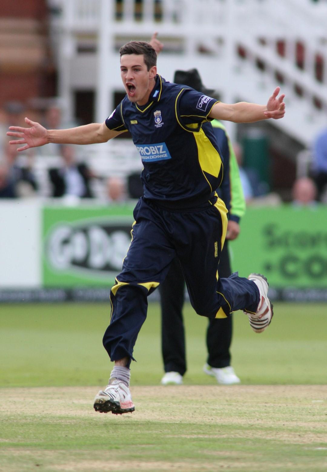 Picture from the Hampshire v Warwickshire CB40 final at Lords. The unauthorised downloading, editing, copying or distribution of this image is strictly prohibited.