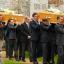 The funeral at All Saints Church