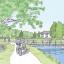Artist's impression of a housing estate at Boorley Green