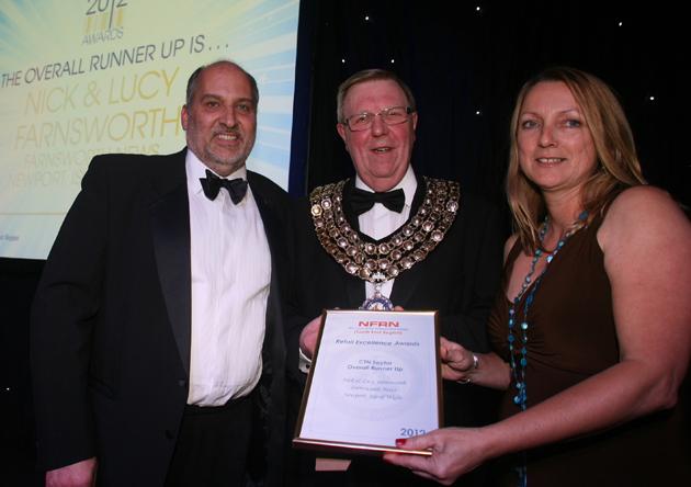 Picture from Daily Echo Newsagent of the Year Awards.