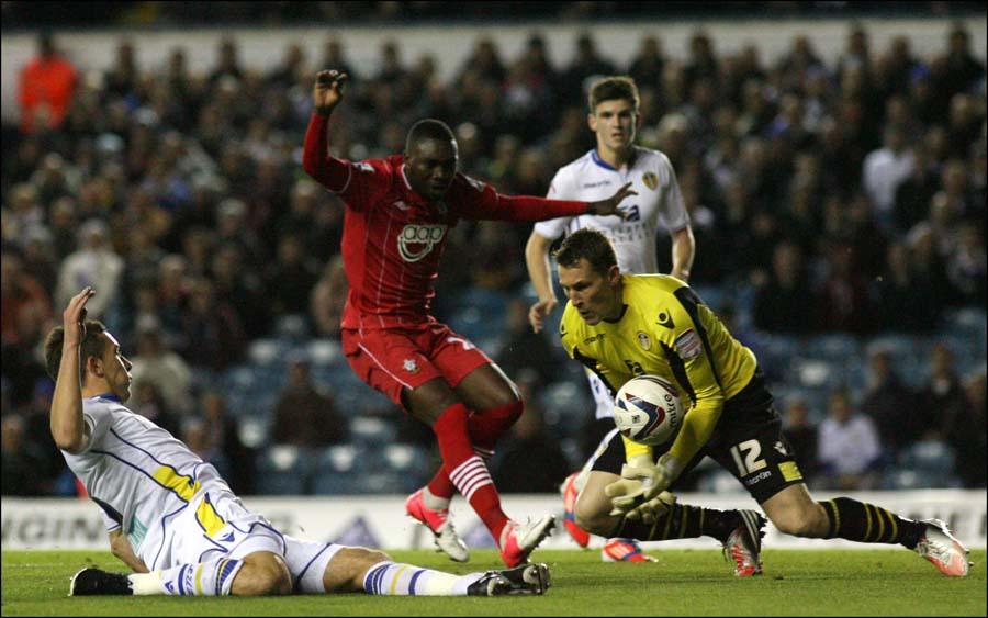 Pictures from Leeds United v Saints at Elland Road in the Capital One Cup. The unauthorised downloading, copying, editing, or distribution of this image is strictly prohibited.
