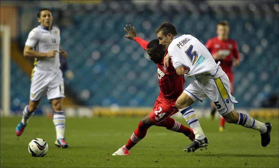Pictures from Leeds United v Saints at Elland Road in the Capital One Cup. The unauthorised downloading, copying, editing, or distribution of this image is strictly prohibited.