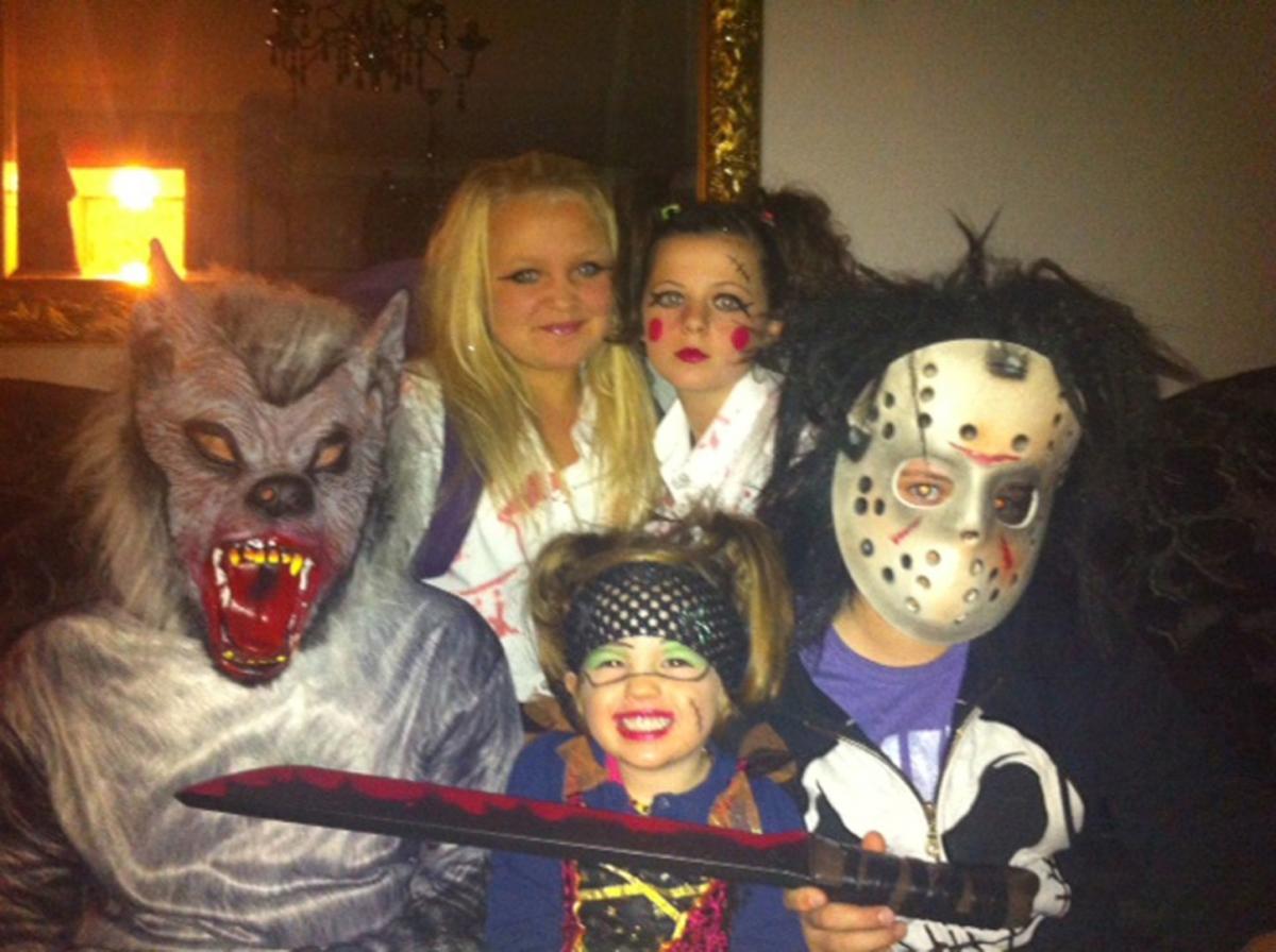 Spooky Pets and Little Horrors. Readers Picture. Sam and Sophie Slade, Hugo Brookbank, Ellie Dunmore and Emily Barnes - from Zoe Barnes.