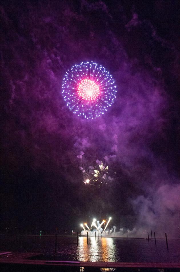 Mayflower Park Fireworks 2012.