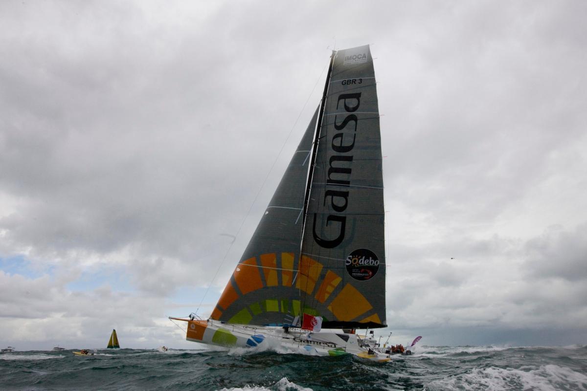 Picture from the Vendee round the world yacht race. © Lloyd Images/DPPI.