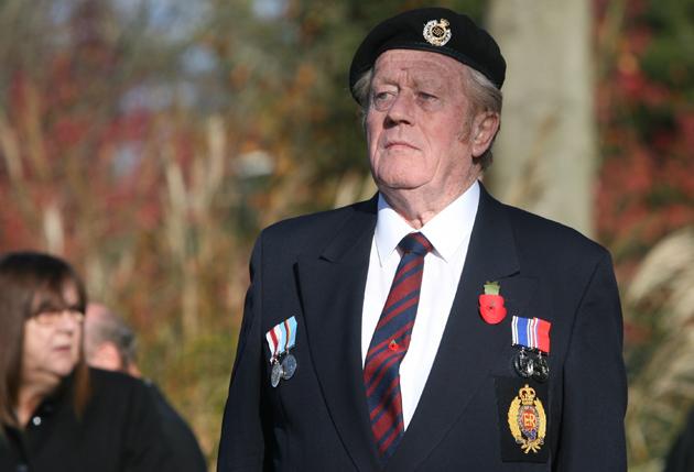Picture from the remembrance service in Romsey.