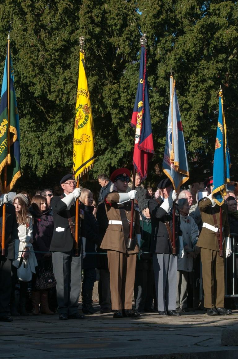Picture from the remembrance service at Winchester.