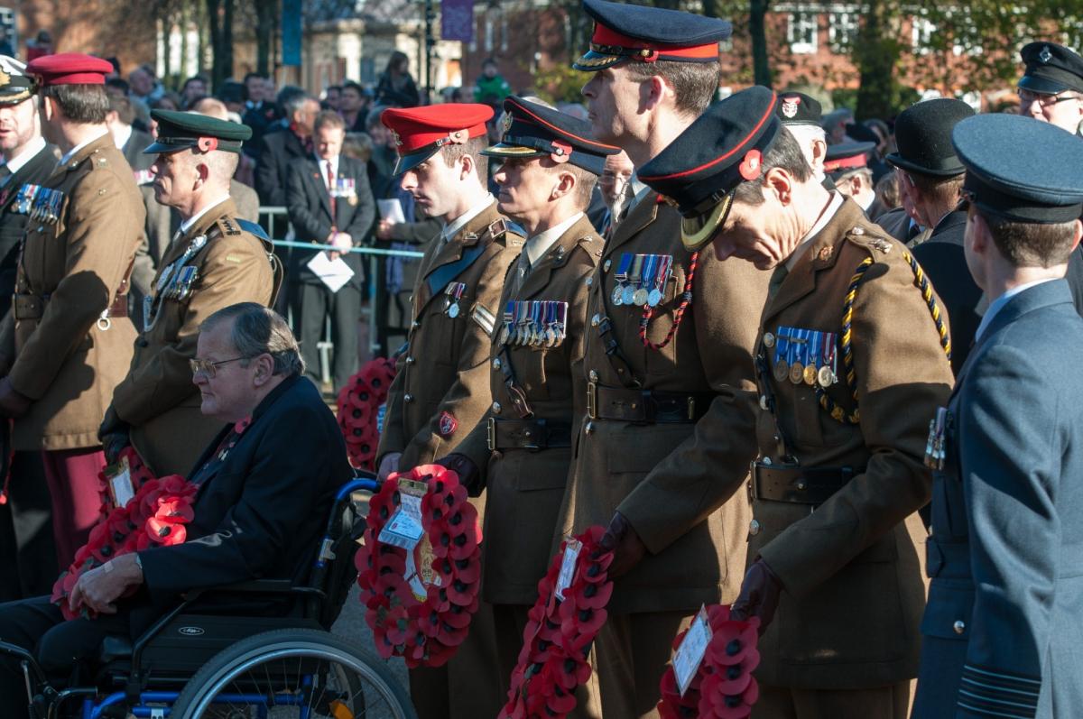 Picture from the remembrance service at Winchester.