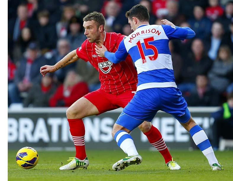 Picture from the Barclay's Premier League clash between Saints and Reading at St Mary's Stadium. The unauthorised downloading, editing, copying, or distribution of this image is strictly prohibited.