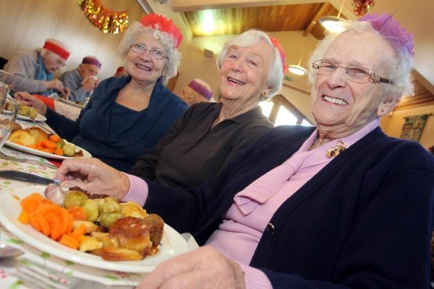 Picture from St John's Hall Christmas lunch.