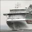 Passenger ship Azura in Southampton water.