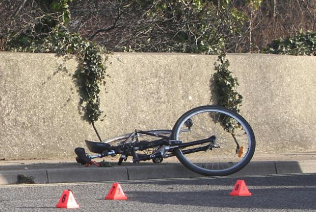 The Scene of the crash on Mountbatten Way