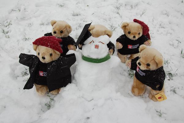 Solent University snowman