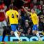 Images from the Premier League match between Manchester United and Saints. The unauthorised downloading, copying, editing, or distribution of this image is strictly prohibited.