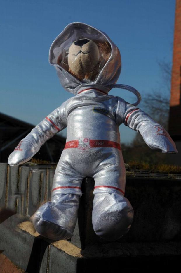 Derek the space teddy